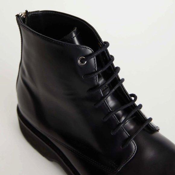 Want Les Essentiels Montoro High Lug-Sole Derby Boot - Black / Size 46 main image 3